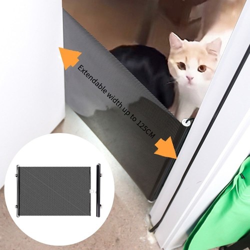 Retractable pet dog gate - dog, child