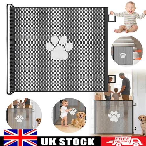 Retractable pet dog gate - pet,
